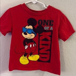 Disney Mickey Mouse Red Kids T-Shirt